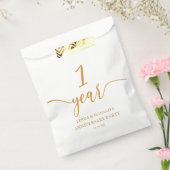 エレガントシャンパ結婚ン1周年記念 フェイバーバッグ (封をした状態)