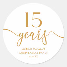 エレガントシャンパ結婚ン15周年