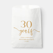 エレガントシャンパ結婚ン30周年 フェイバーバッグ (正面)