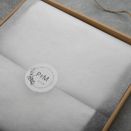 エレガントシルエ葉ット ラウンドシール