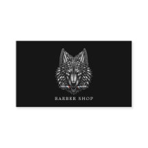 エレガントシルバーウルフバーバーショップQRコードヘアプロ