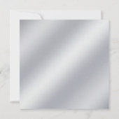 エレガントシルバースワール25結婚周年 招待状 (裏面)