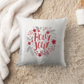 エレガントシルバーホリーすてき クッション (ブランケット)