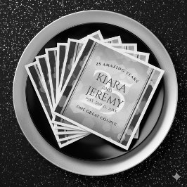 エレガントシルバー結婚25周年記念