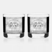 エレガントシルバー結婚25周年記念 ウイスキーグラス (裏面)