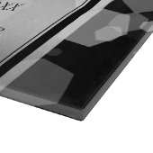 エレガントシルバー結婚25周年記念 カッティングボード (角)