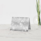 エレガントシルバー結婚25周年記念 サンキューカード (裏面)