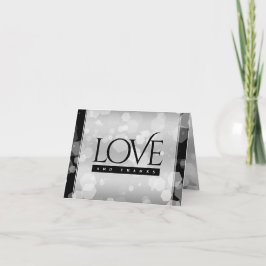 エレガントシルバー結婚25周年記念 サンキューカード