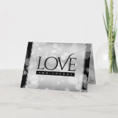 エレガントシルバー結婚25周年記念 サンキューカード (正面)