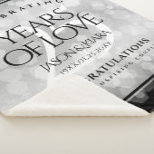 エレガントシルバー結婚25周年記念 シェルパブランケット (3/4)