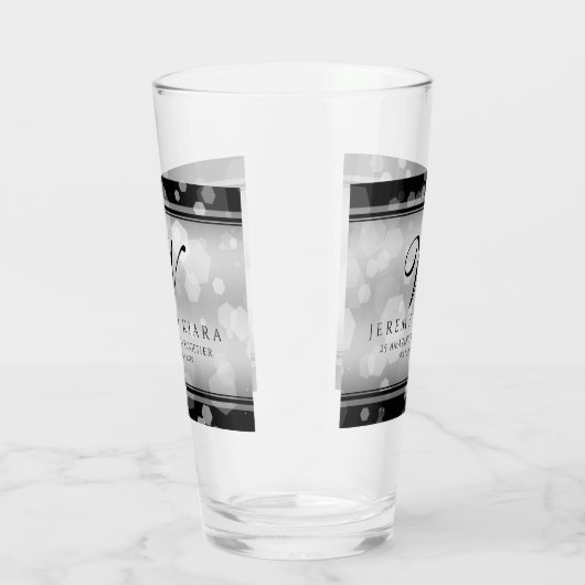 エレガントシルバー結婚25周年記念 タンブラーグラス (右)