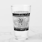 エレガントシルバー結婚25周年記念 タンブラーグラス (裏面)