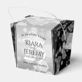 エレガントシルバー結婚25周年記念 フェイバーボックス (裏面サイド)