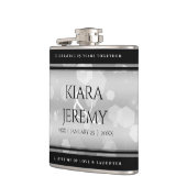 エレガントシルバー結婚25周年記念 フラスク (左)