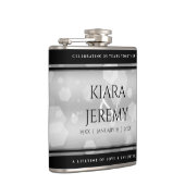 エレガントシルバー結婚25周年記念 フラスク (右)