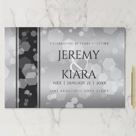 エレガントシルバー結婚25周年記念 ペーパーパッド (インサイチュ)