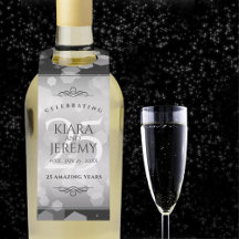 エレガントシルバー結婚25周年記念