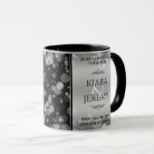 エレガントシルバー結婚25周年記念 マグカップ (正面右)