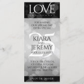 エレガントシルバー結婚25周年記念 メニュー (裏面)