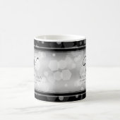 エレガントシルバー結婚25周年記念 モーフィングマグカップ (中央)