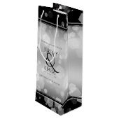 エレガントシルバー結婚25周年記念 ワインギフトバッグ (裏面アングル)