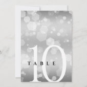 エレガントシルバー結婚25周年記念 招待状 (裏面)