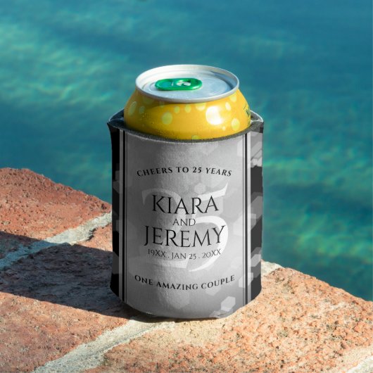 エレガントシルバー結婚25周年記念 缶クーラー (インサイチュ プール)