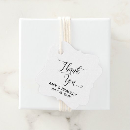 エレガントシンプルありがとうご結婚ざ フェイバータグ (インサイチュ)
