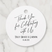 エレガントシンプルお連祝れさま フェイバータグ (裏面)