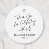 エレガントシンプルお連祝れさま フェイバータグ (正面)