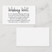 エレガントシンプルなウェディングウェディングウェディングウェディングウェディングウェディングウェルカ 名刺 (正面/裏面)