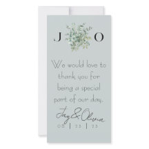 エレガントシンプルなウェディングカクテルナプキン