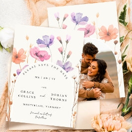 エレガントシンプルアイボリーホワ素朴イ結婚ト セーブザデート