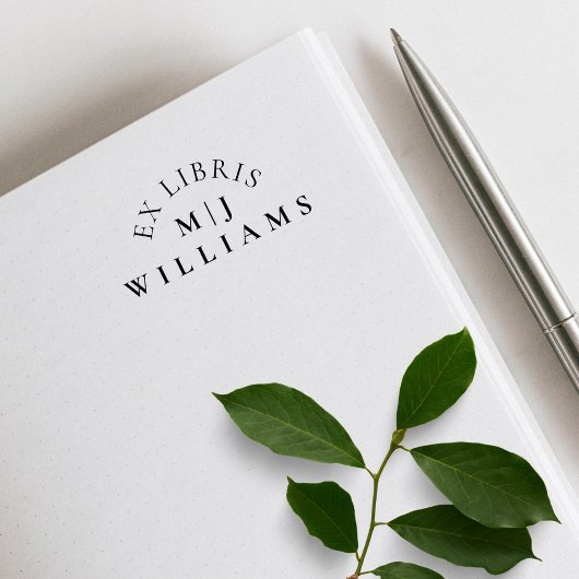 エレガントシンプルイニシャル セルフインキングスタンプ