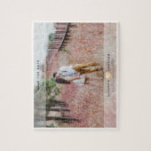 エレガントシンプルウェディングザデイト招待状 ジグソーパズル (縦)