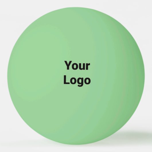 エレガントシンプルカスタムイースターgreのロゴ 卓球ボール (正面)