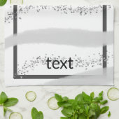 エレガントシンプルカスタムロゴはこちら会社t キッチンタオル (折り畳み)