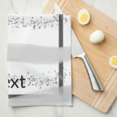 エレガントシンプルカスタムロゴはこちら会社t キッチンタオル (四つ折り)