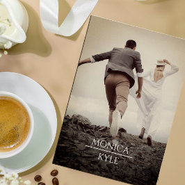 エレガントシンプルカスタムPhoto Filter Valentine's シーズンカード