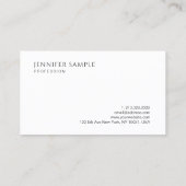 エレガントシンプルカラフル背モダン景テンプレート 名刺 (裏面)