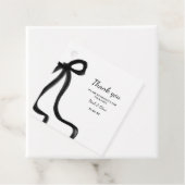 エレガントシンプルクラシックミニマリストブラックボウ フェイバータグ (インサイチュ)