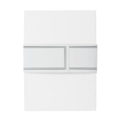 エレガントシンプルクラシック結婚白 招待状ベリーバンド (裏面例)