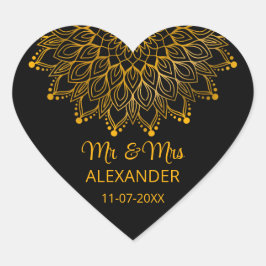 エレガントシンプルク華美結婚ロ ハートシール