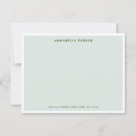 エレガントシンプルグレーと白縁ど サンキューカード