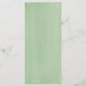 エレガントシンプルグ素朴結婚リー メニュー (裏面)