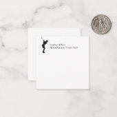 エレガントシンプルゴルフプレーヤー用文具 ノートカード (正面/裏面インサイチュ)