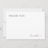 エレガントシンプルサンキューカード サンキューカード (正面)