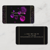 エレガントシンプルスタイリッシュモダン紙吹雪 名刺 (正面/裏面)