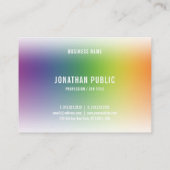 エレガントシンプルテンプレートモダンプロフェッショナル 名刺 (裏面)