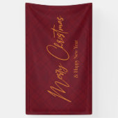 エレガントシンプルデザインカッコいい、聖降誕祭 横断幕 (縦)